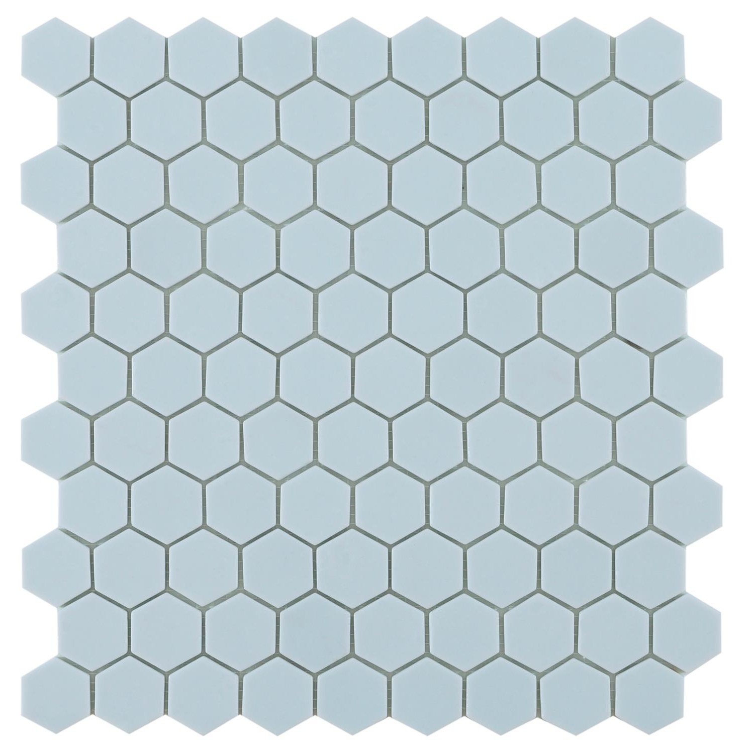 By Goof Mozaïek hexagon light blue 3,5x3,5cm